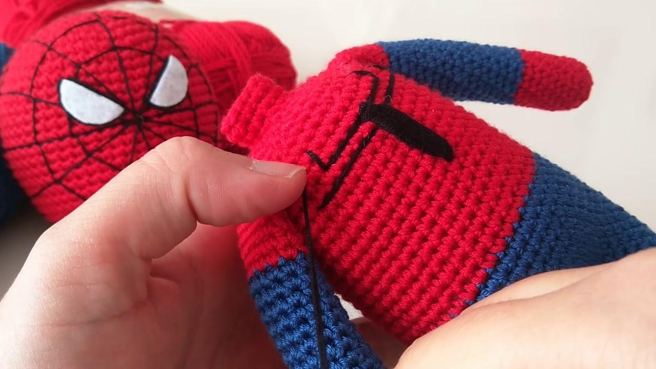 Amigurumi Organik Spiderman Yapımı